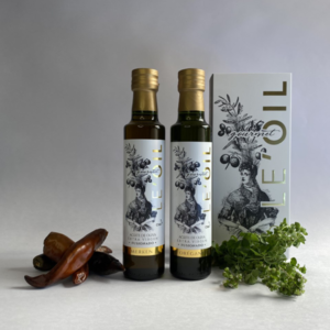 Pack aceite de oliva extra virgen fusionado con Merken y Oregano