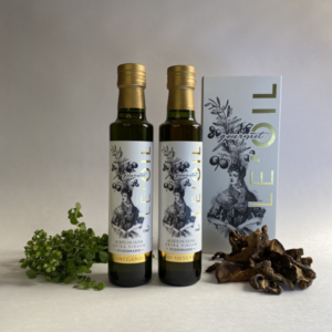 Pack aceite de oliva extra virgen fusionado con Oregano y Seta Boletus