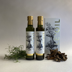 Pack aceite de oliva extra virgen fusionado con Romero y Seta Boletus